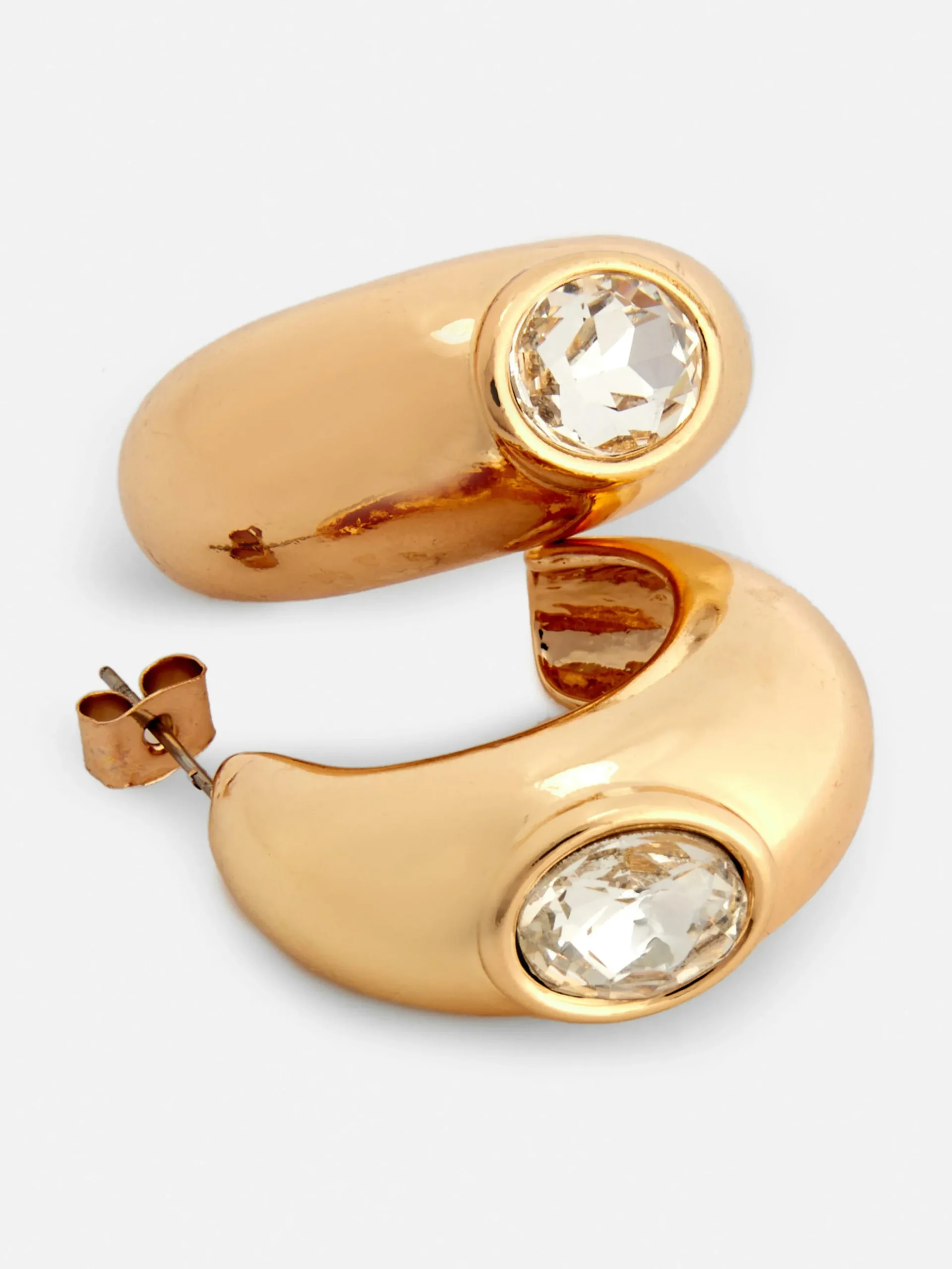 Argolas Grossas Imitação Pedras Preciosas Rita Ora