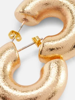 Argolas Grossas Texturadas