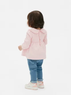 Blusa Franzida Colarinho