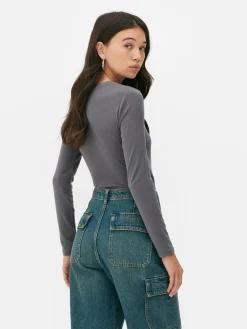 Body Canelado Toque Suave