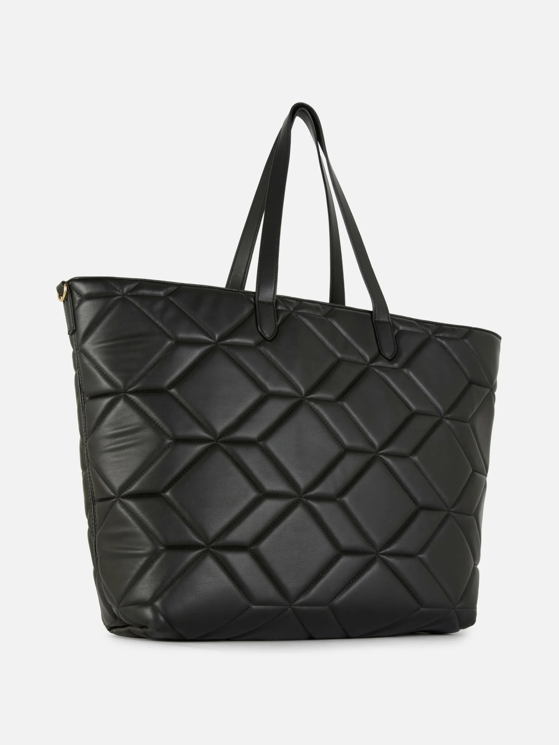 Bolsa Shopper Acolchoada Imitação Pele