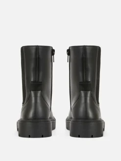 Botas Chelsea Biqueira Redonda