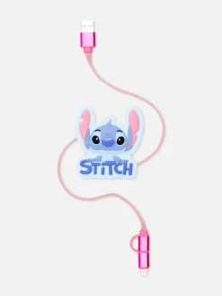 Cabo USB Forma Disney Stitch