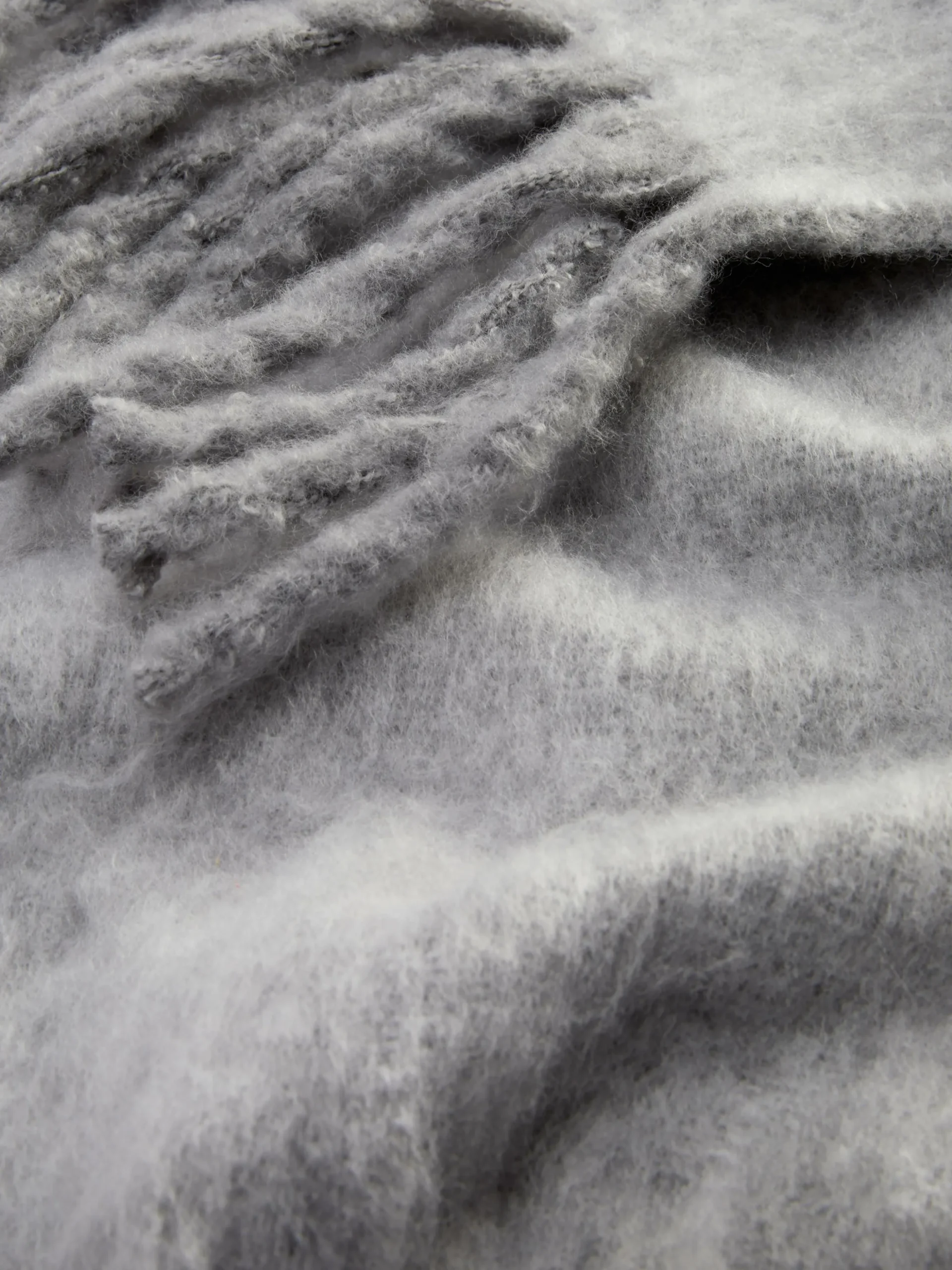 Cachecol Escovado Franjas