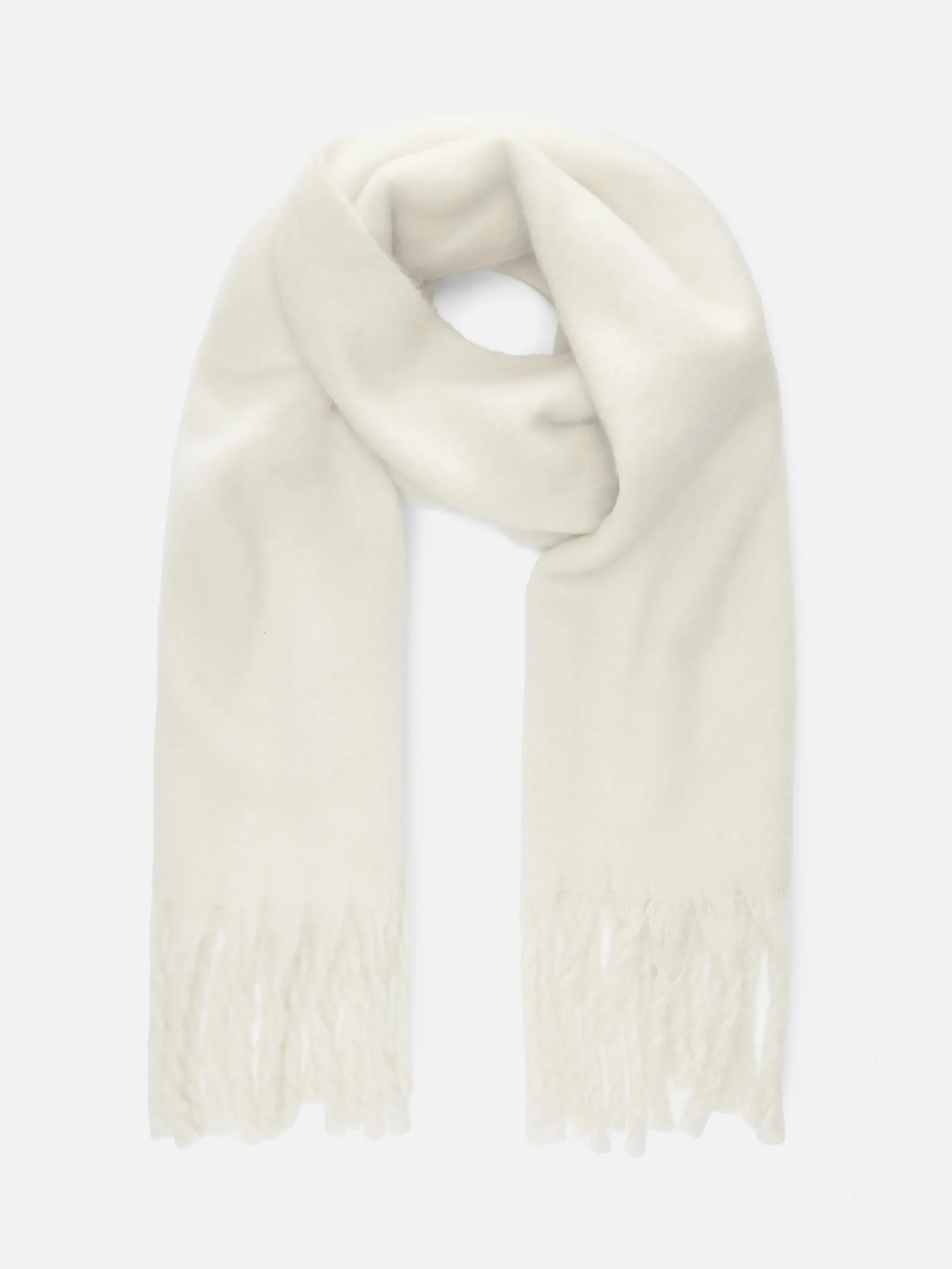 Cachecol Escovado Franjas