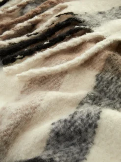 Cachecol Escovado Franjas