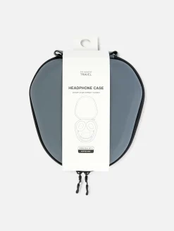 Caixa Auscultadores Viagem Fecho Correr