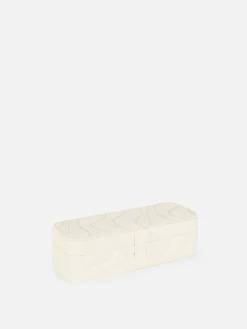 Caixa Joias Acolchoada Ondulada