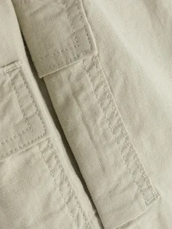 Calças Cargo Mistura Linho