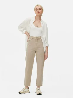 Calças Ganga Corte Perna Direita Justa