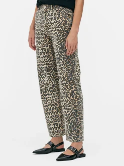 Calças Ganga Estampado Leopardo
