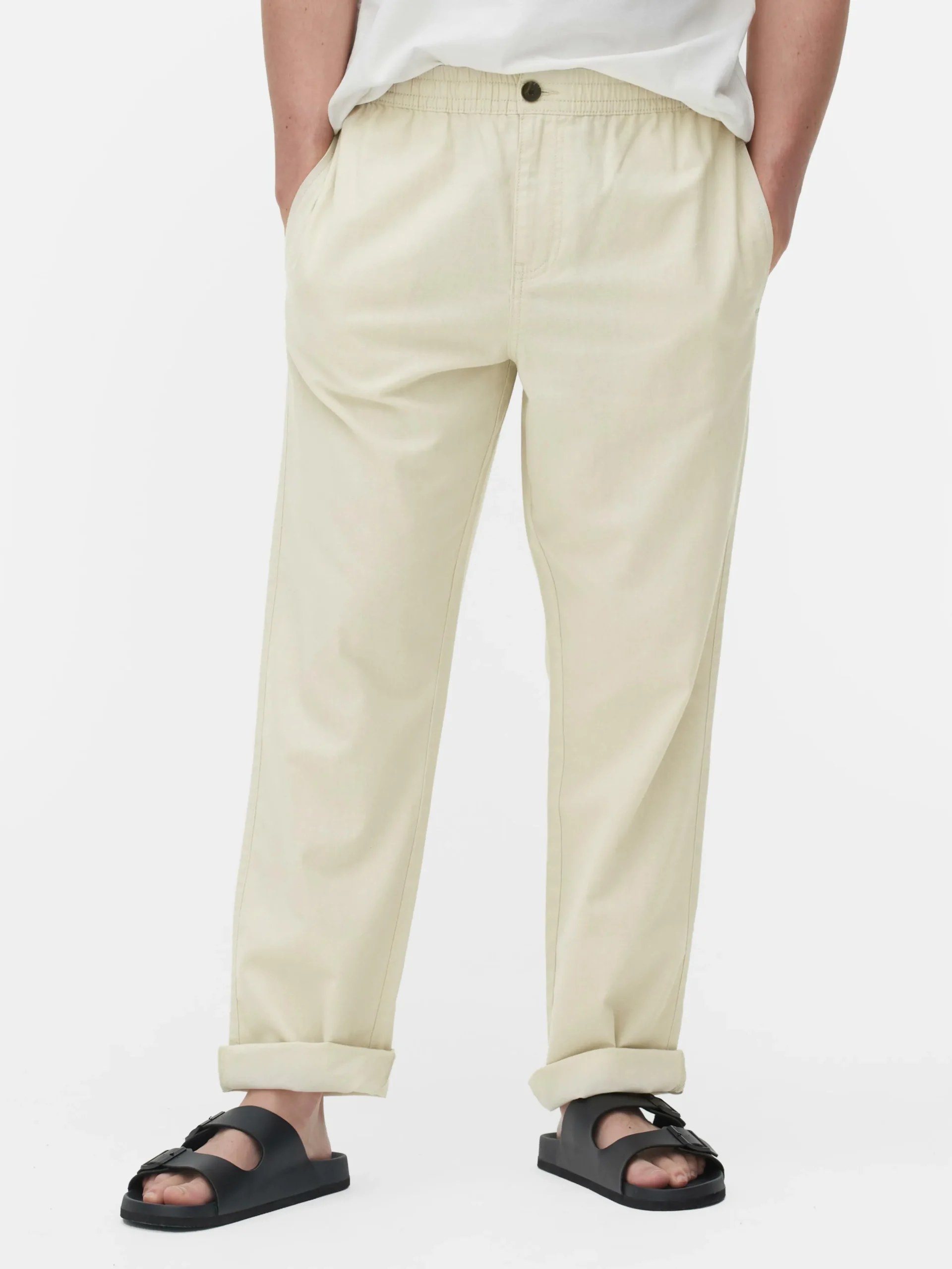 Calças Mistura Linho