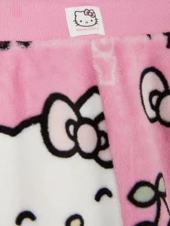Calças Pijama Corte Perna Larga Hello Kitty 50º Aniversário