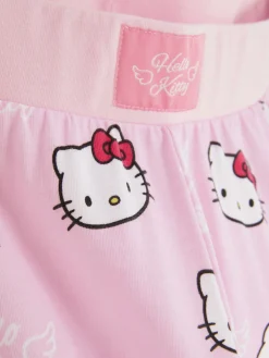 Calças Pijama Corte Perna Larga Hello Kitty