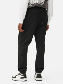 Calças Treino Elásticas Corte Folgado