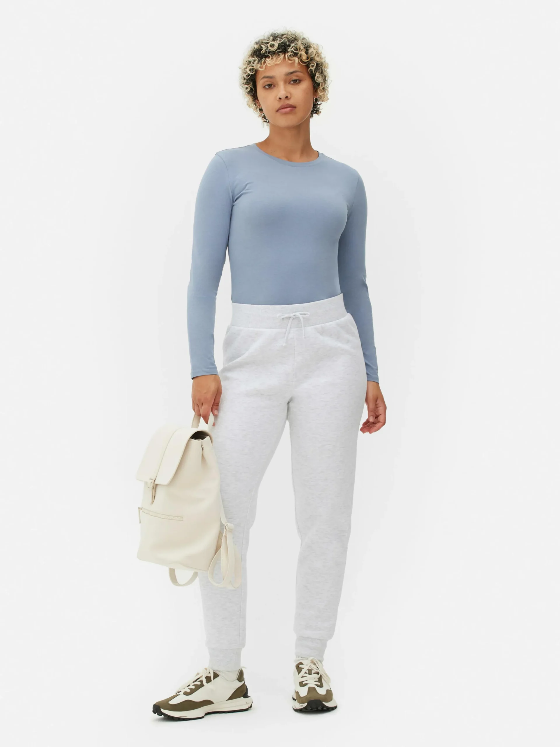 Calças Treino Skinny Cordão