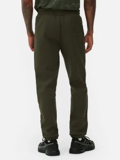 Calças Treino Texturadas Cintura Elástica