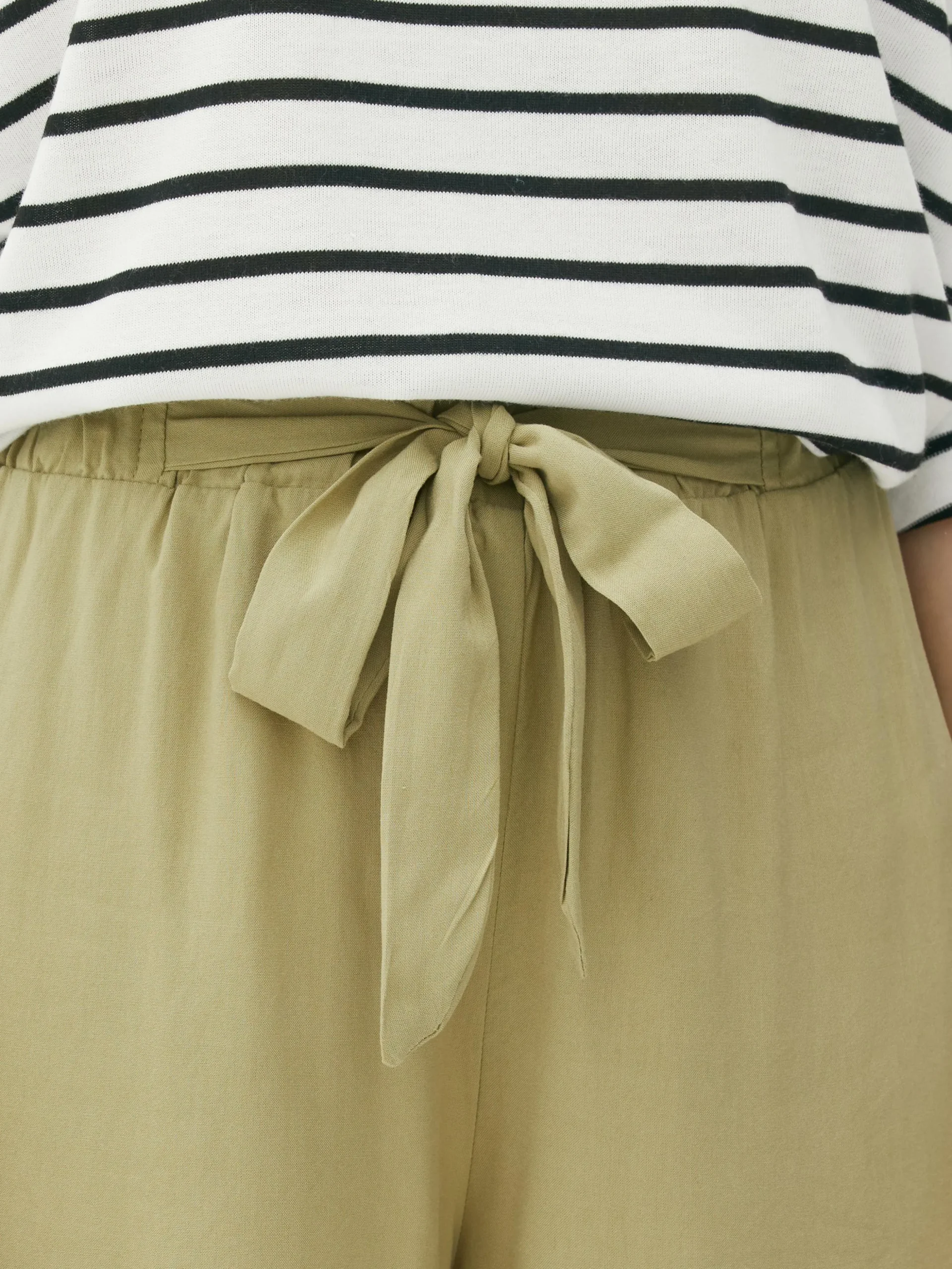 Calções Paperbag Nó à Frente