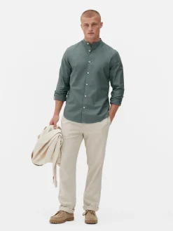 Camisa Botões Manga Enrolada