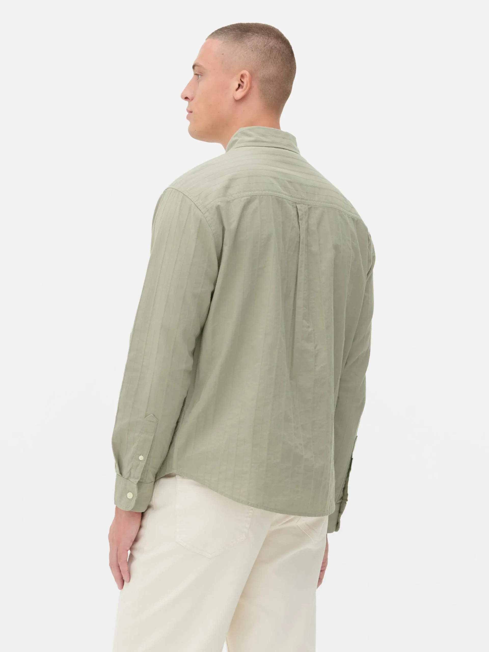 Camisa Manga Comprida Jacquard