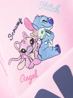 Camisola 1/2 Fecho Correr Disney Stitch & Angel