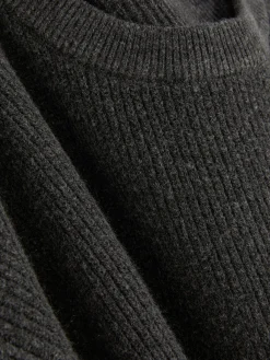 Camisola Canelada Decote Redondo