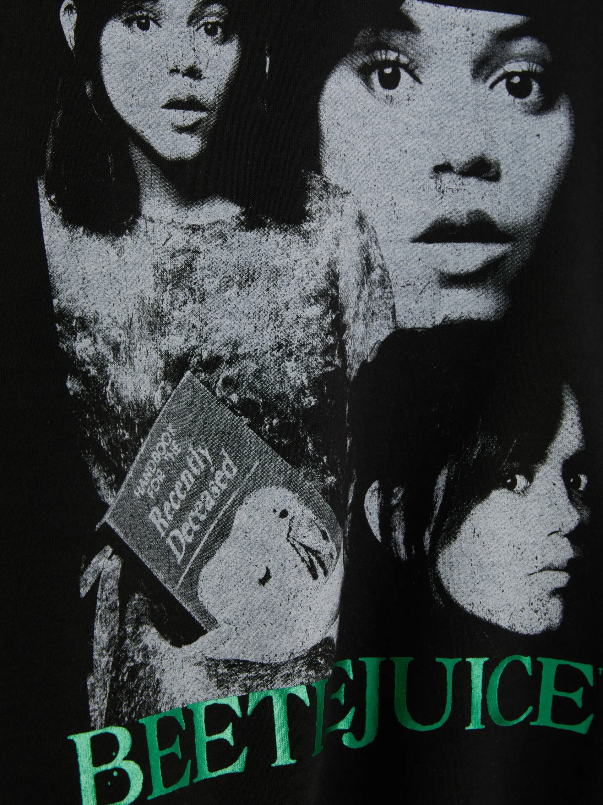 Camisola Capuz Gráfico Frente Beetlejuice