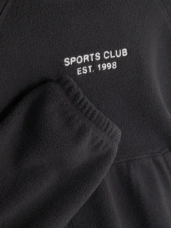 Camisola Capuz Malha Polar Gráfico