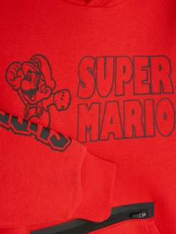 Camisola Capuz Personagem Super Mario