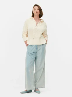 Camisola Capuz Ziguezague Frente