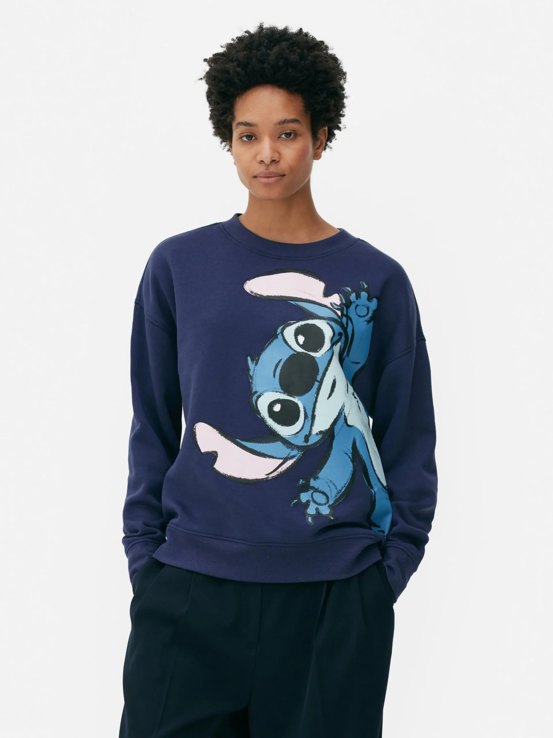 Camisola Corte Largo Disney Stitch