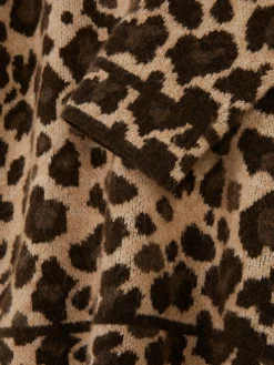 Camisola Decote V Leopardo