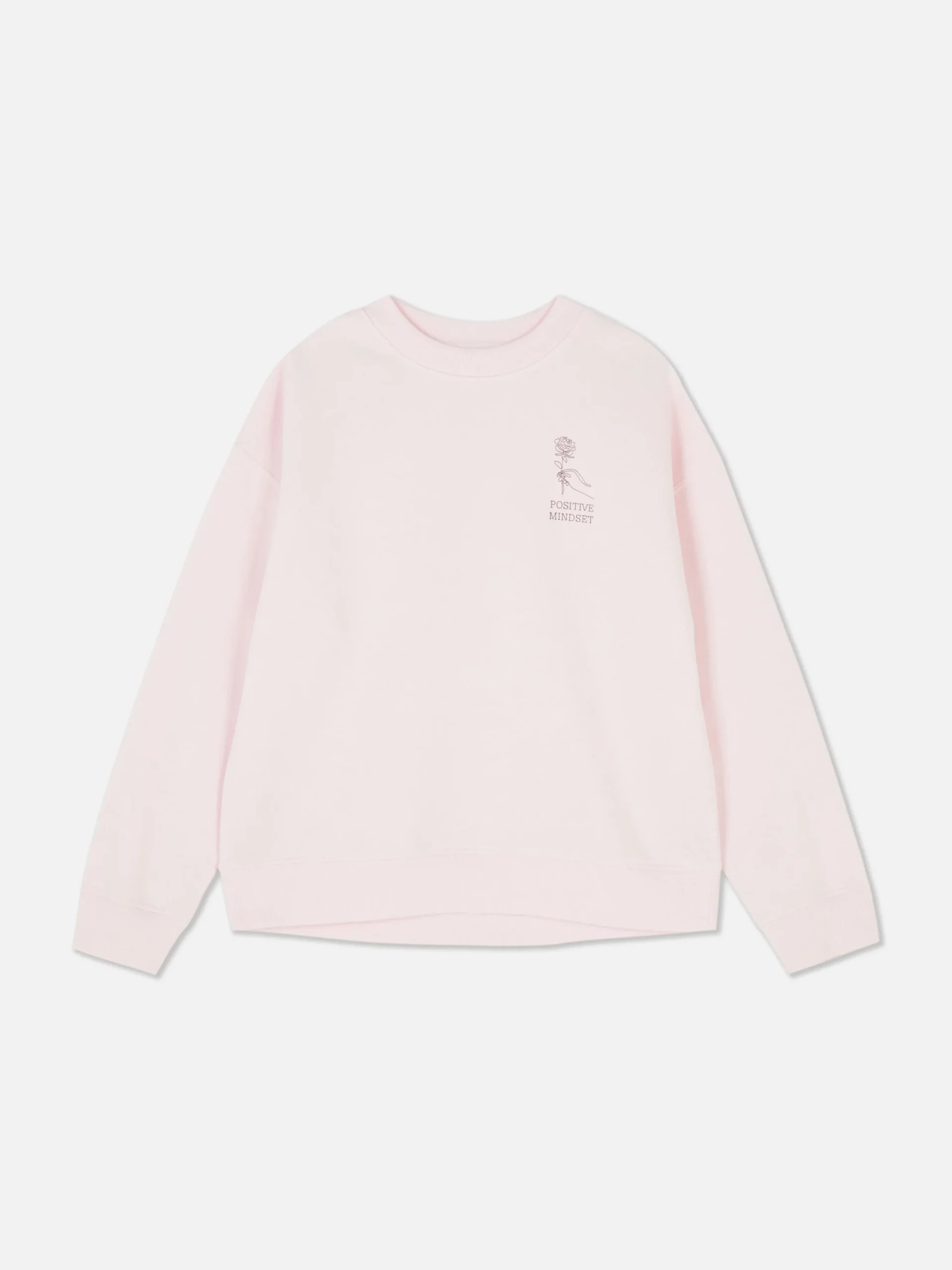 Camisola Gola Redonda Slogan