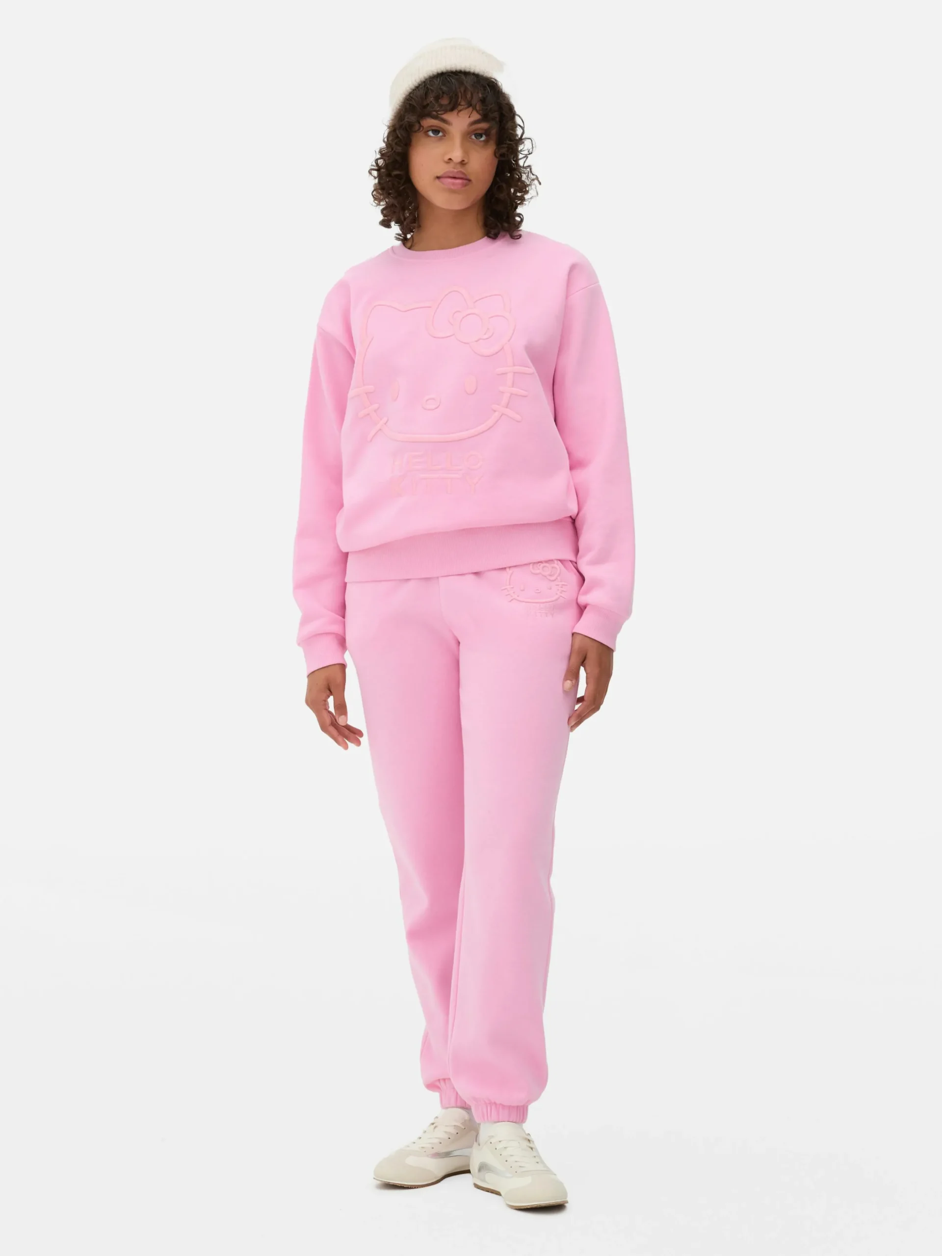 Camisola Gráfica Bordada Hello Kitty