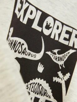 Camisola Gráfica Gola Redonda