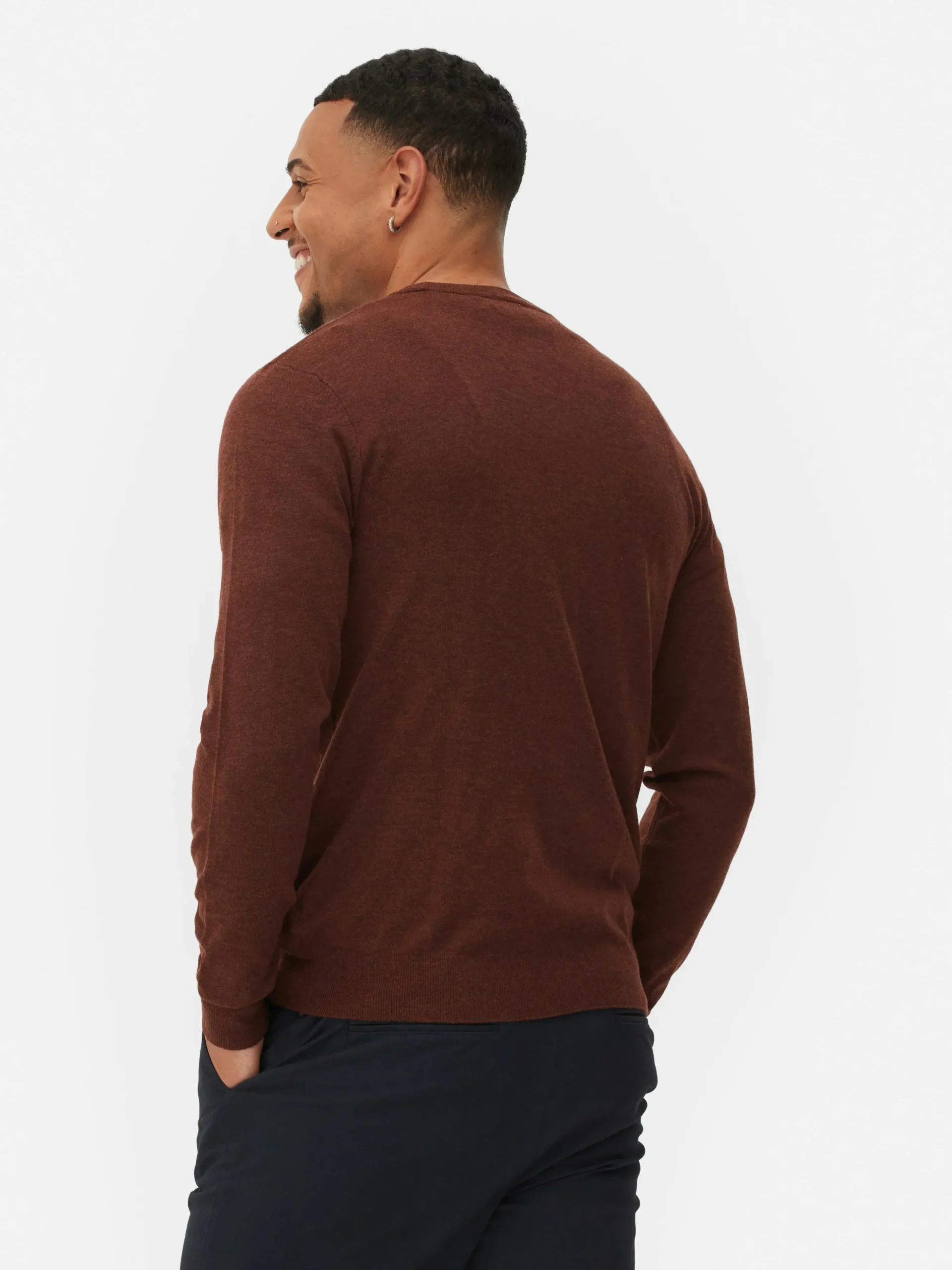 Camisola Malha Fina Gola Redonda