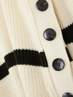 Camisola Riscas Detalhe Botão