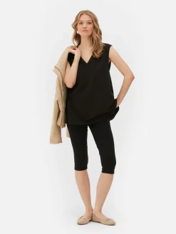 Camisola S/mangas Decote V