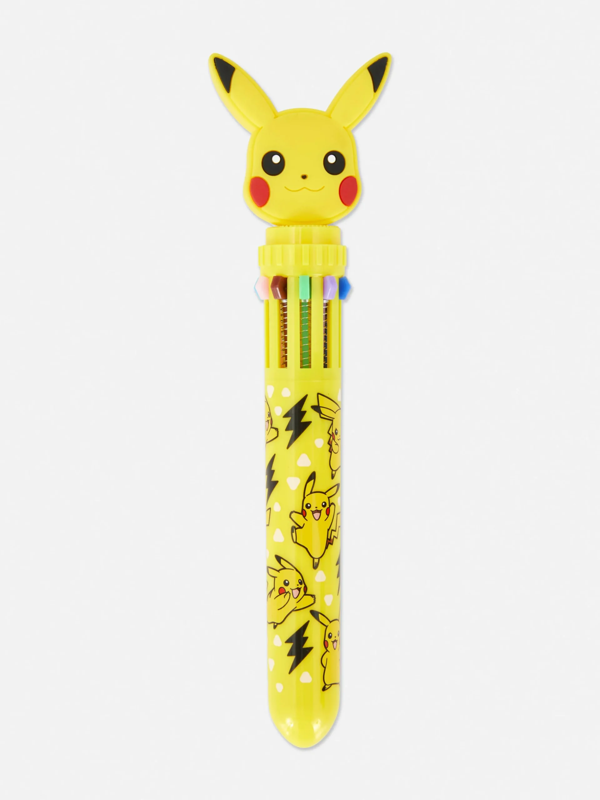 Caneta Dez Cores Pokémon Pikachu