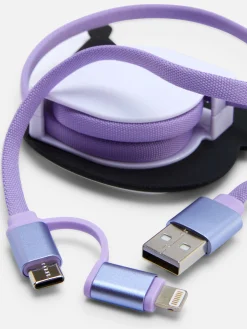 Carregador Retrátil Hello Kitty Kuromi