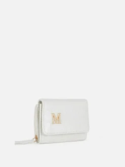 Carteira Efeito Imitação Pele Crocodilo Inicial