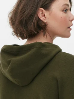 Casaco Bomber Capuz Malha