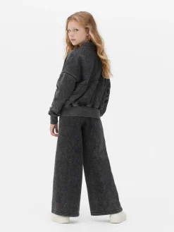 Casaco Bomber Conj. Coordenado Lavagem ácida