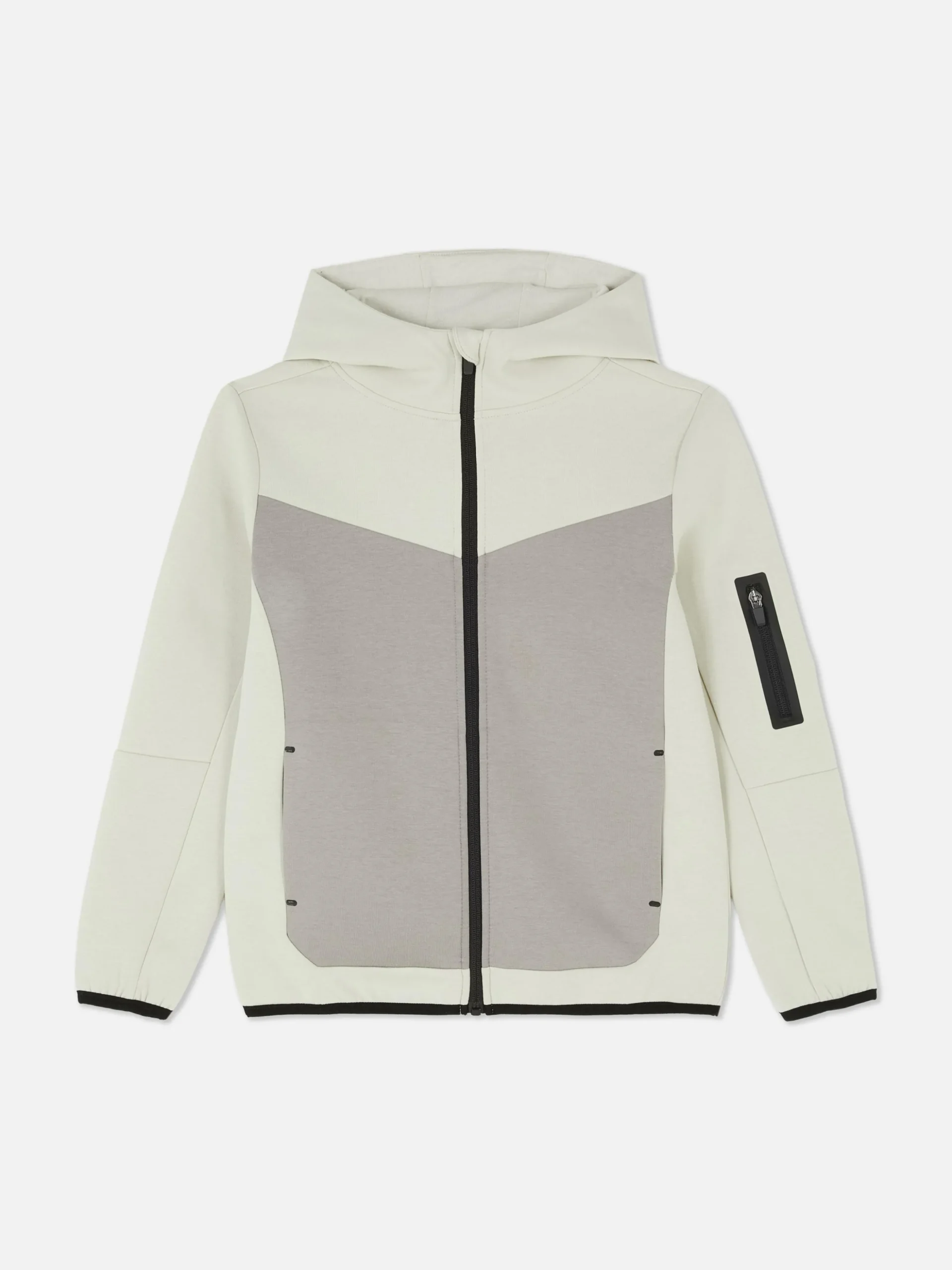 Casaco Capuz Fecho Correr Conjunto Coordenado