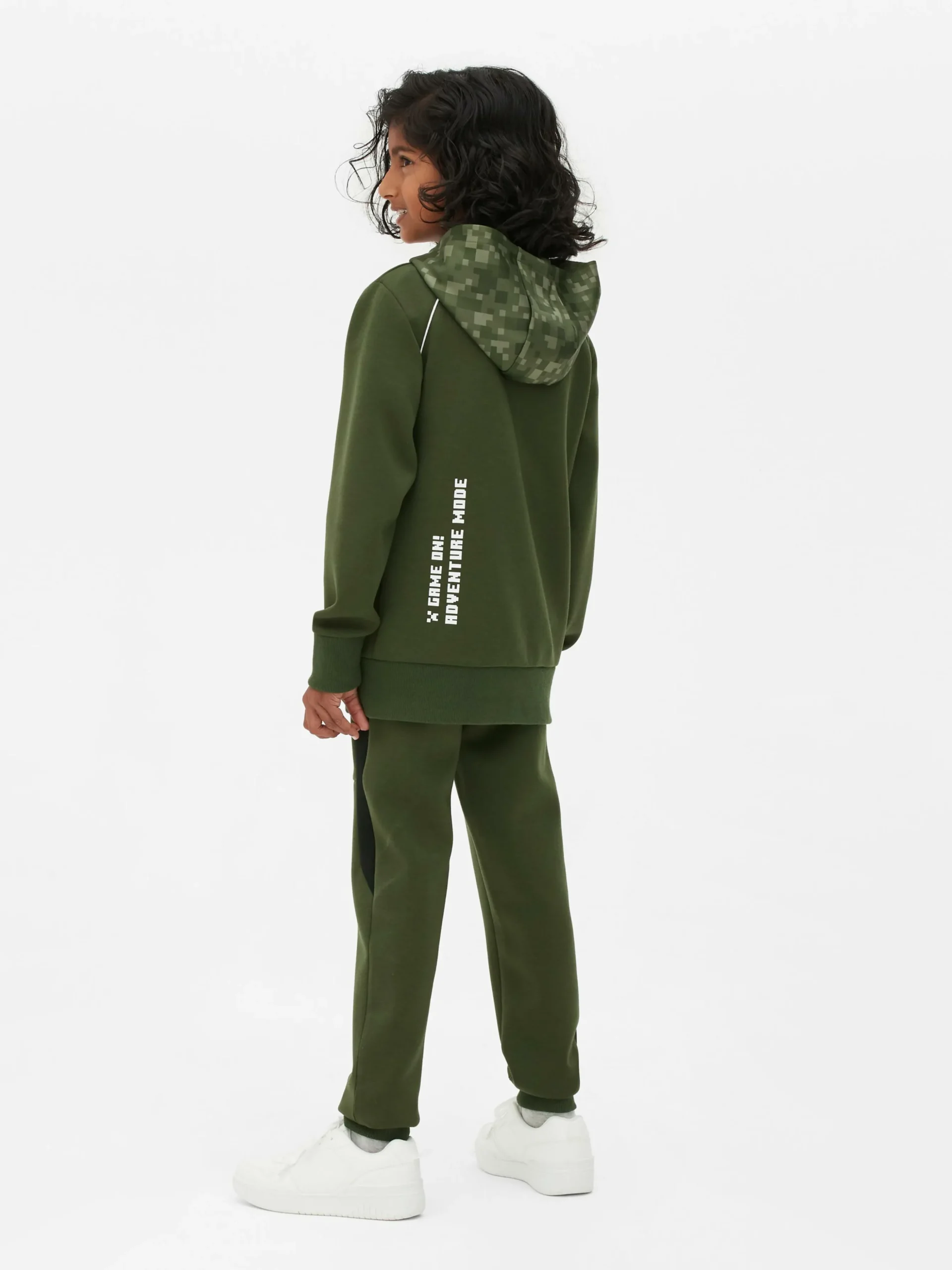 Casaco Capuz Fecho Minecraft