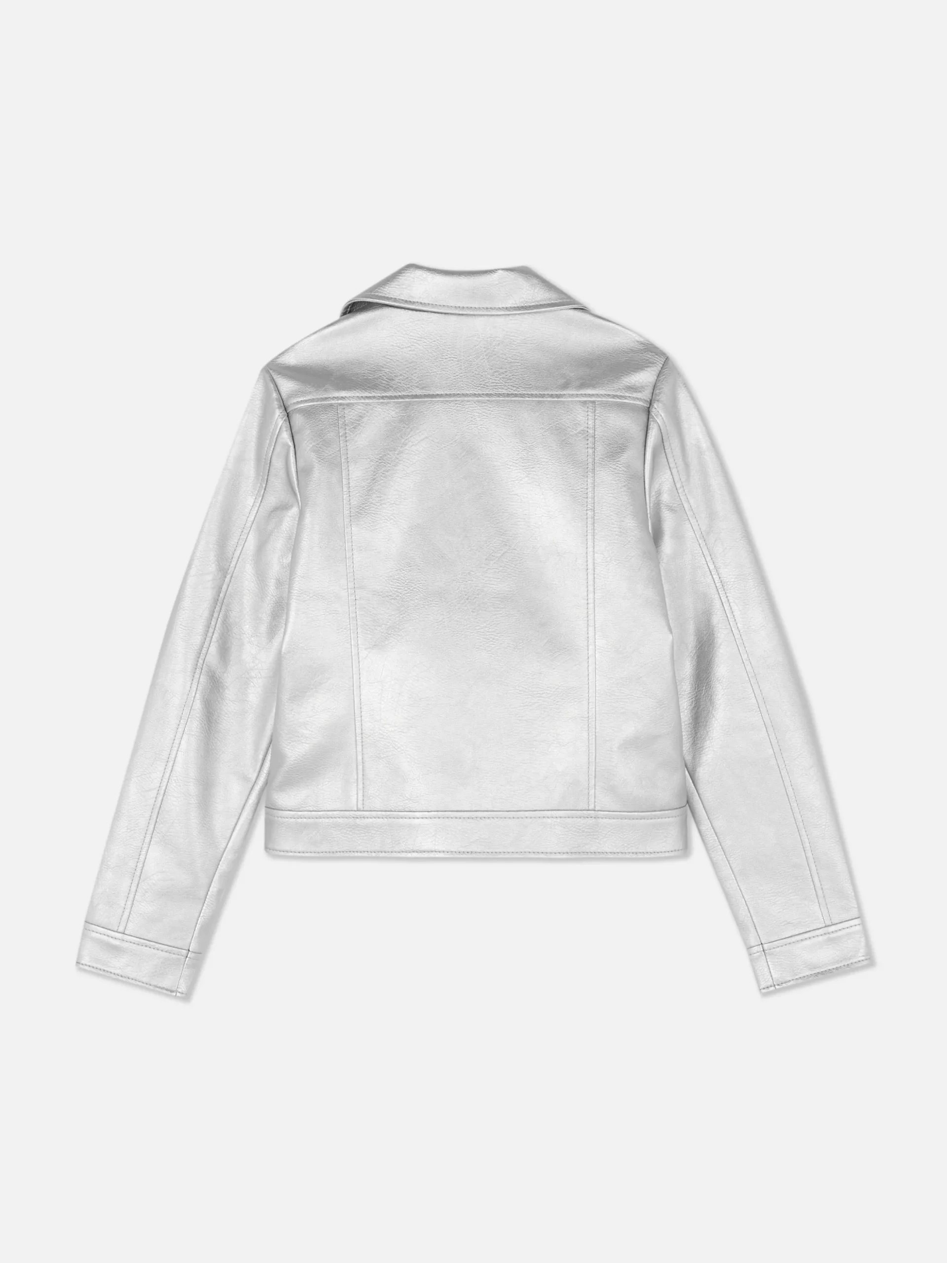 Casaco Estilo Motard Metalizado