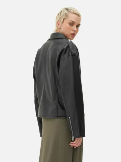 Casaco Estilo Motard Texturado