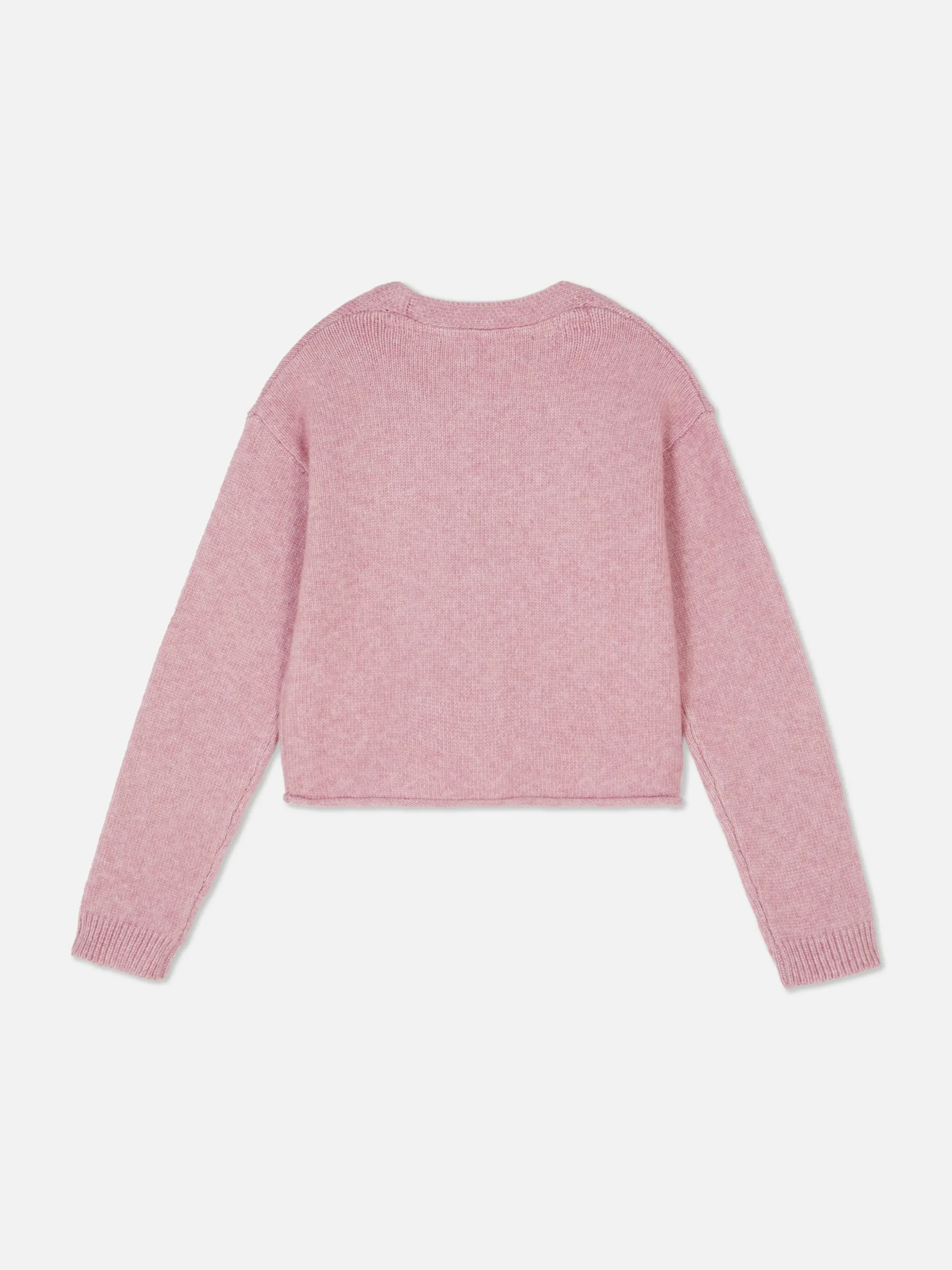 Casaco Malha Bainha Enrolada