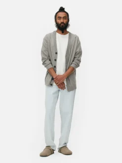 Casaco Malha Botões Grandes