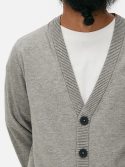 Casaco Malha Botões Grandes